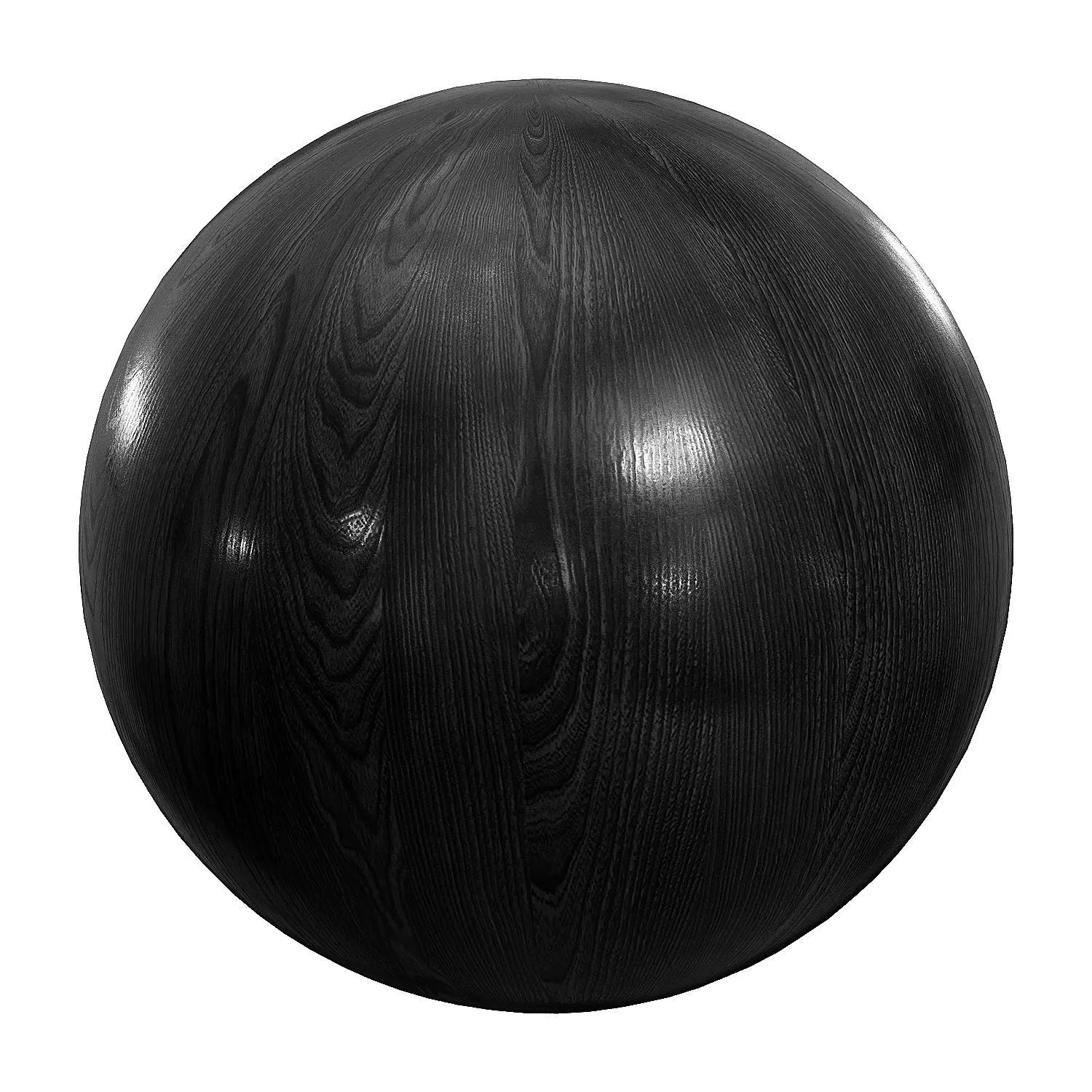 Black Wood Material 3k Texture_0