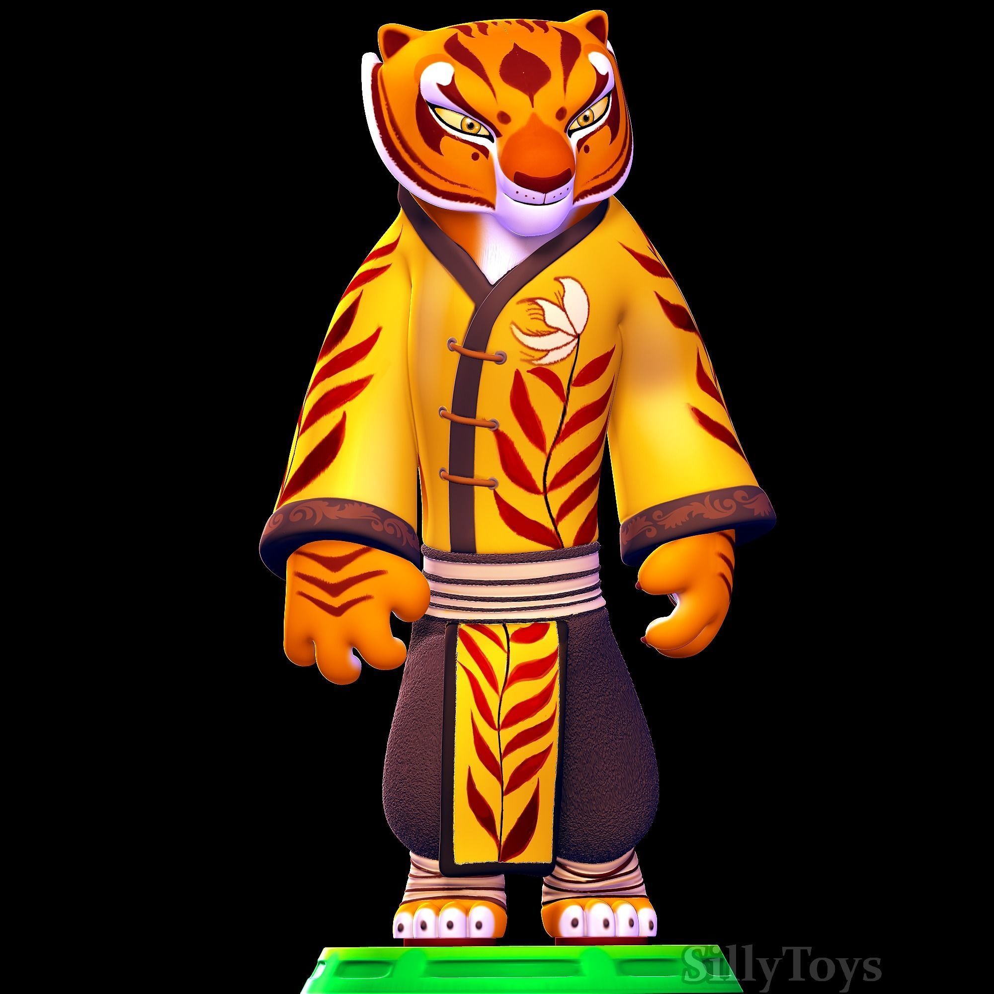 Tigress - Kung Fu Panda 3 3D print model_1