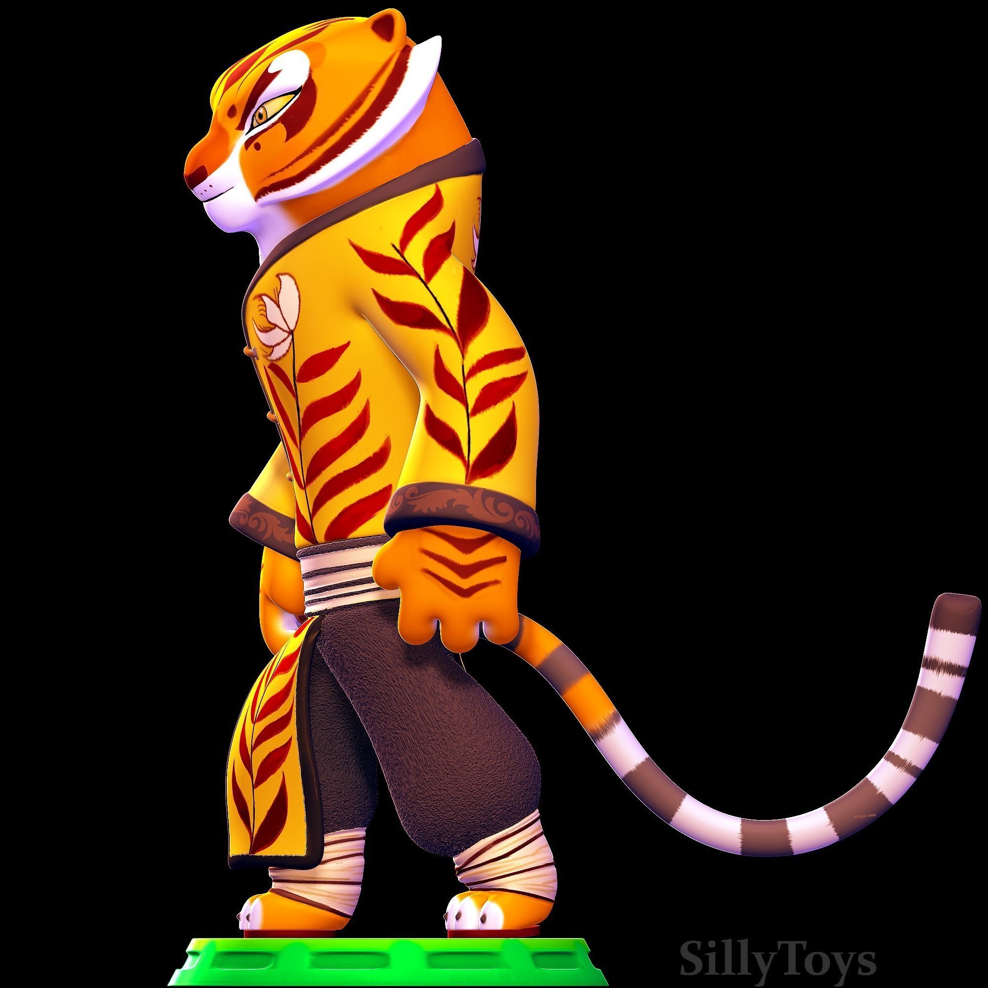 Tigress - Kung Fu Panda 3 3D print model_2