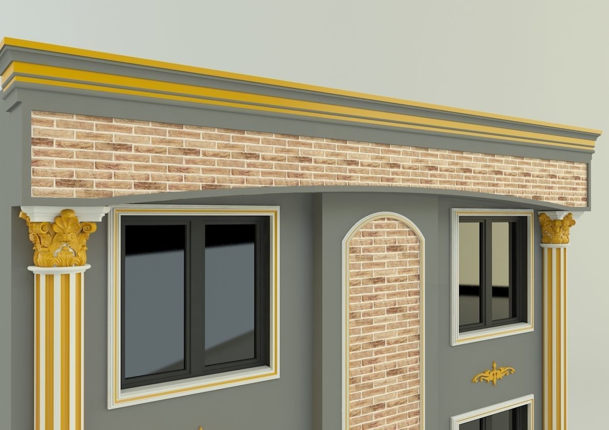 building 582 classic 3D model_15