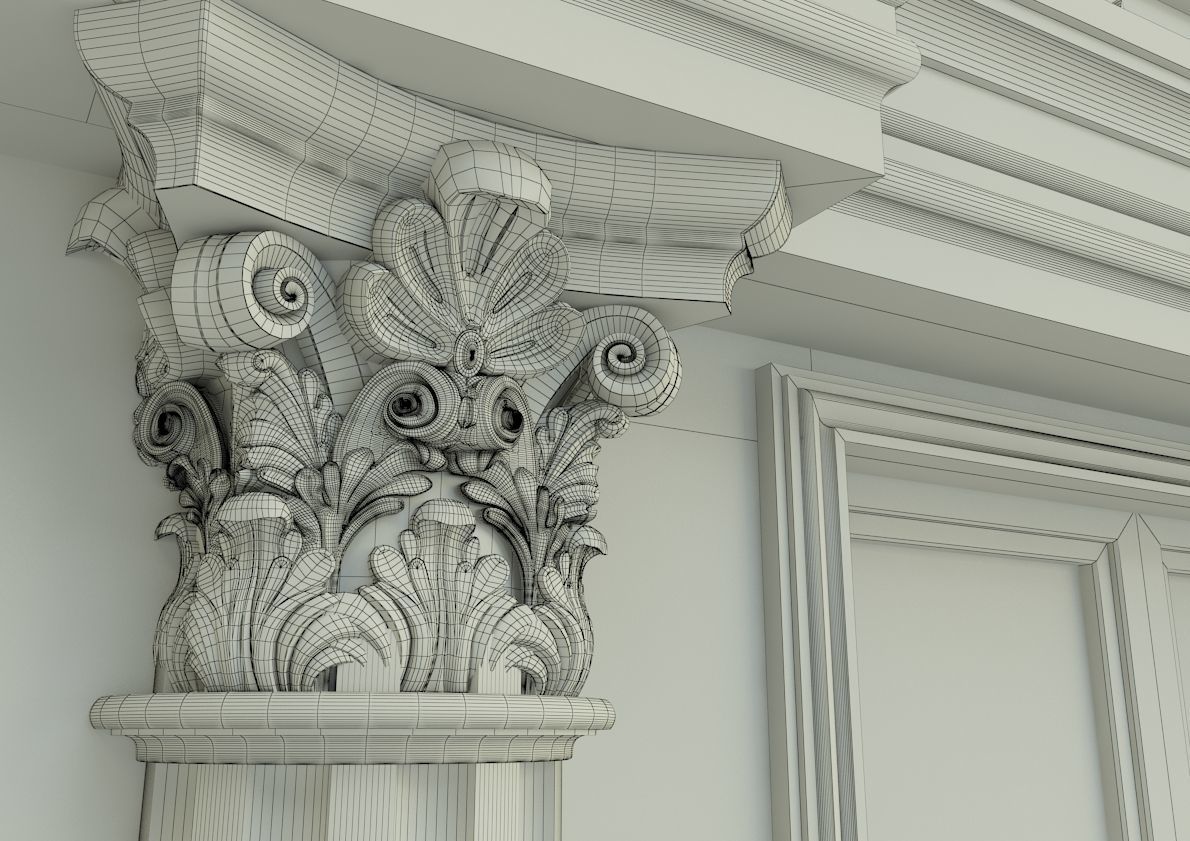 building 582 classic 3D model_8