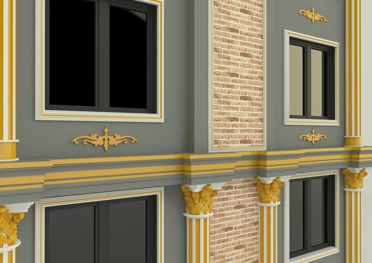 building 582 classic 3D model_17