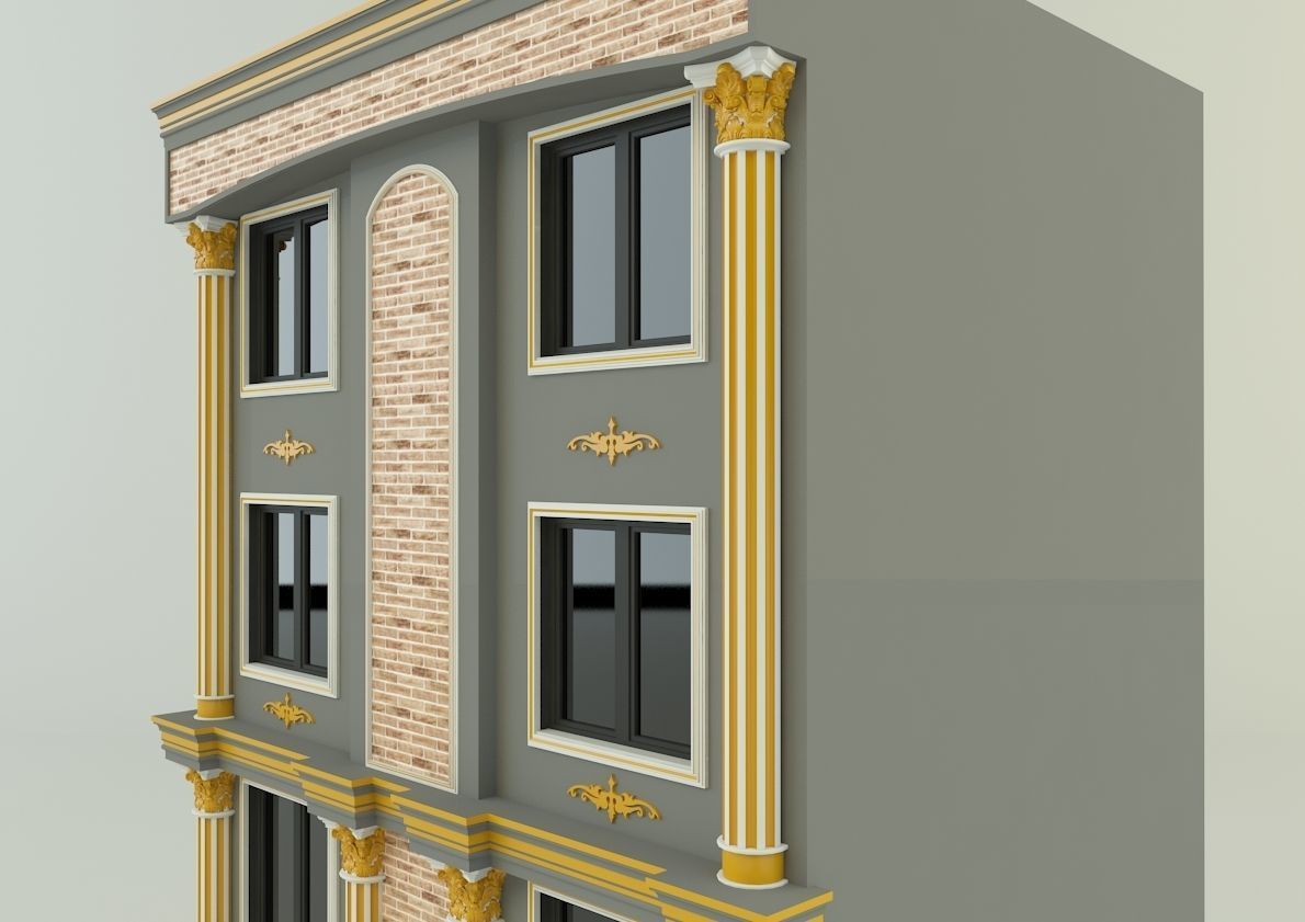 building 582 classic 3D model_14