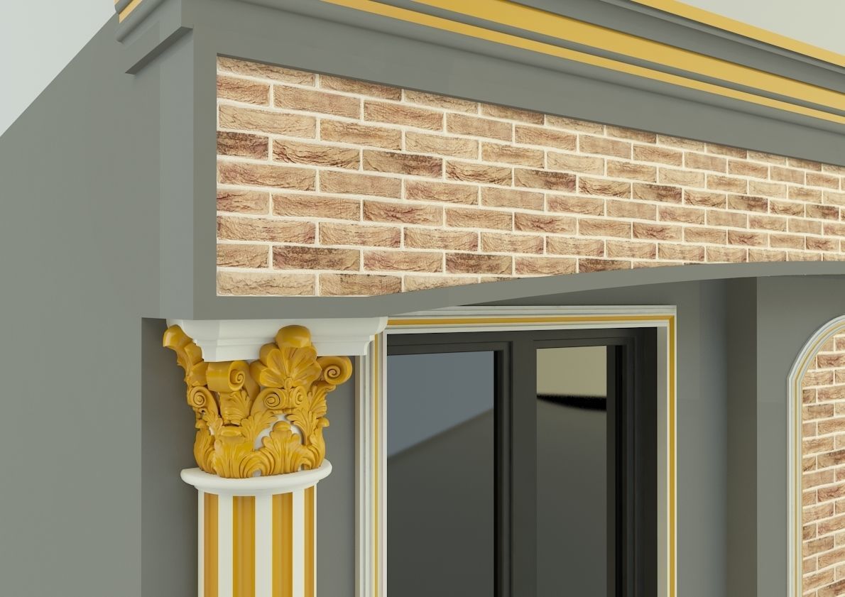 building 582 classic 3D model_16