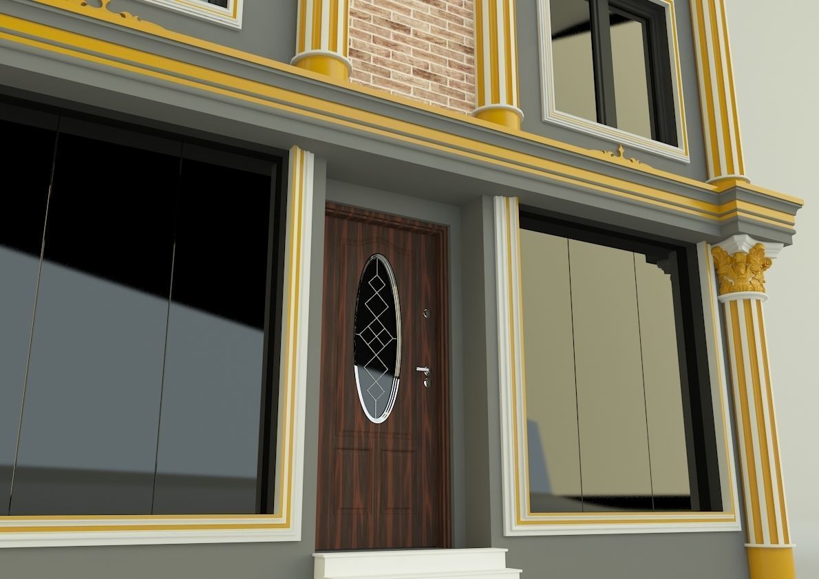 building 582 classic 3D model_3