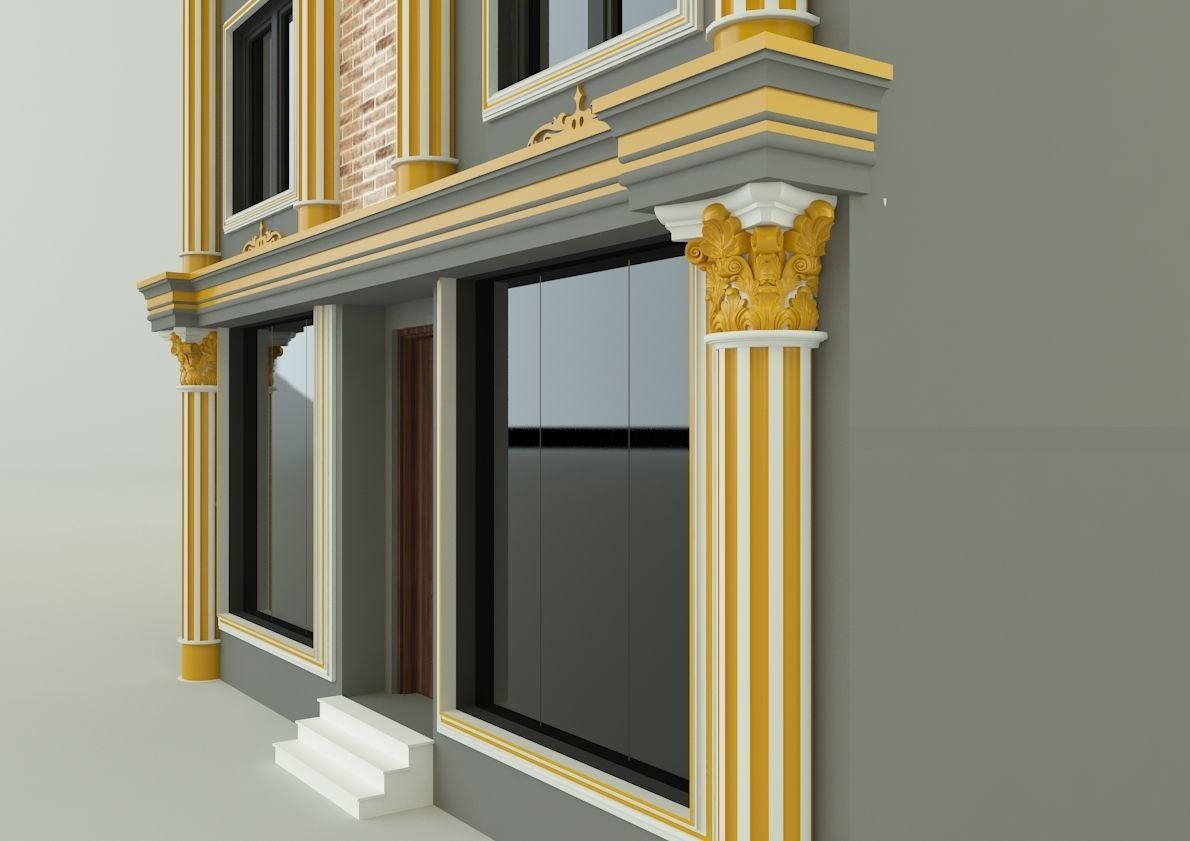 building 582 classic 3D model_12