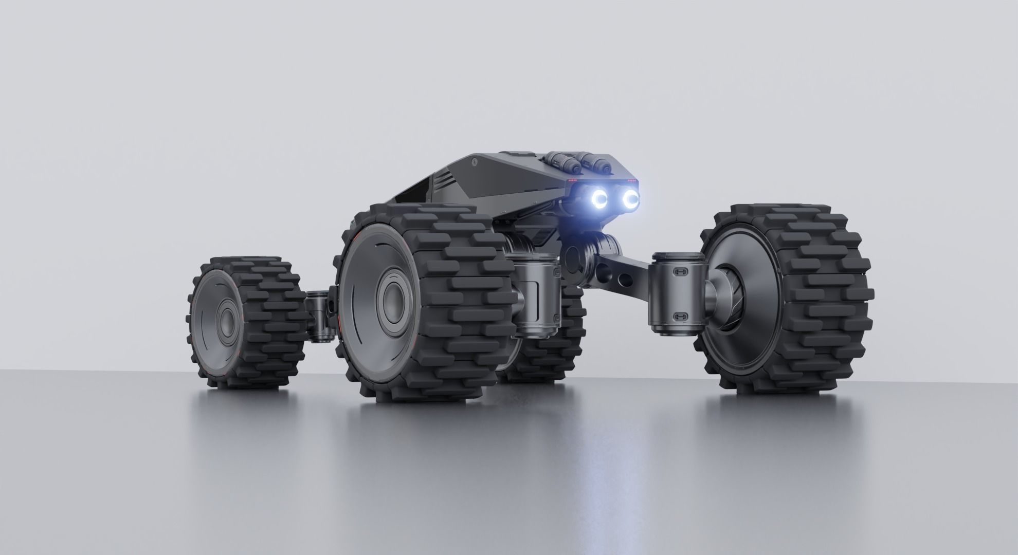 Sci-fi robot 3D model_3