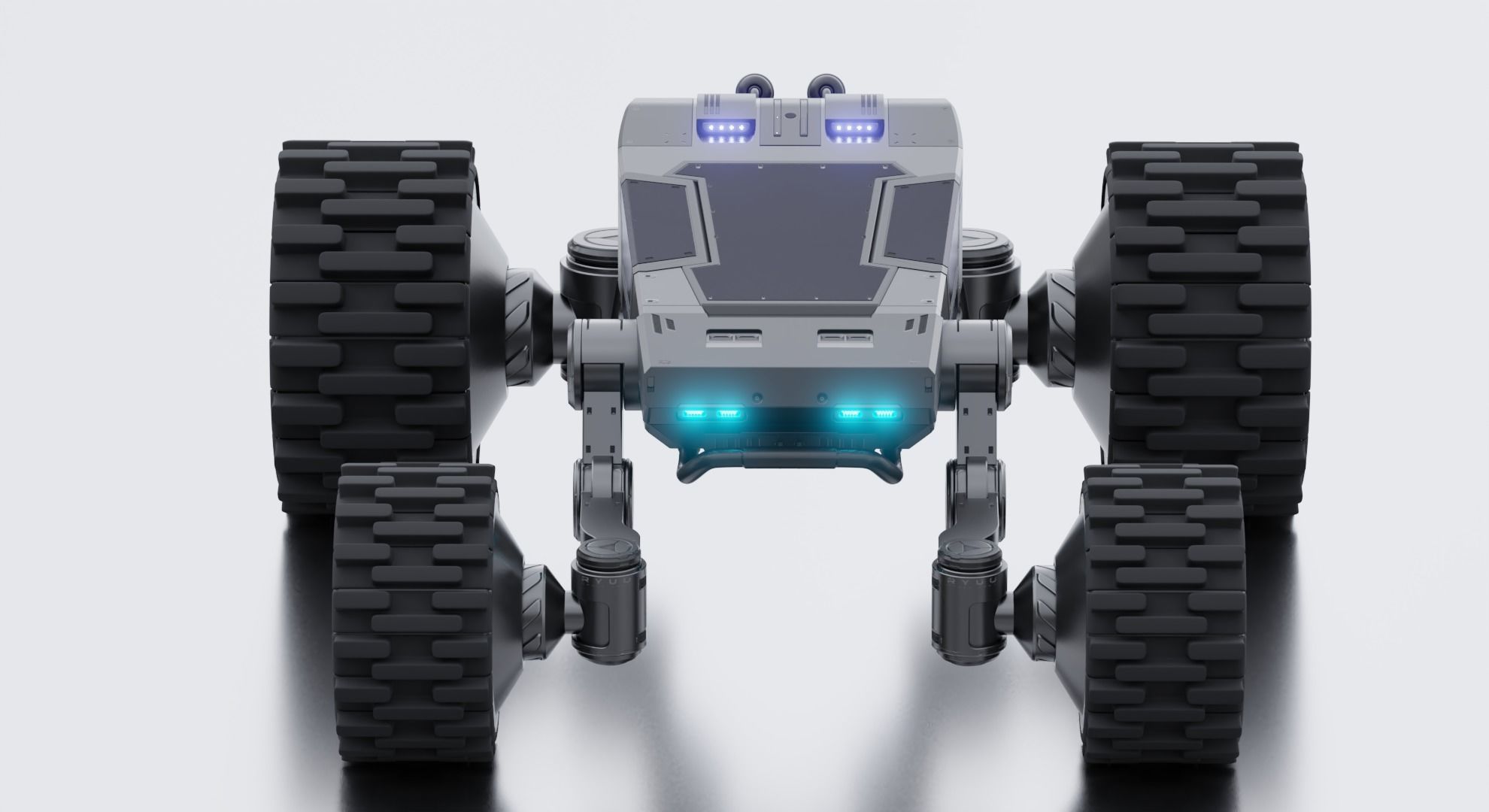 Sci-fi robot 3D model_4