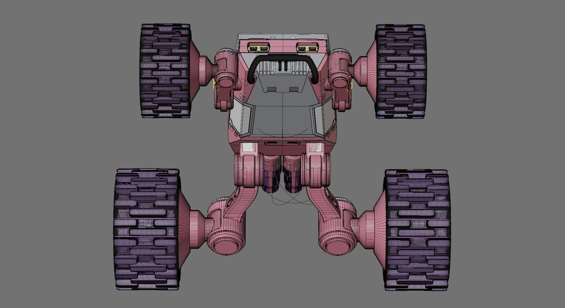 Sci-fi robot 3D model_9