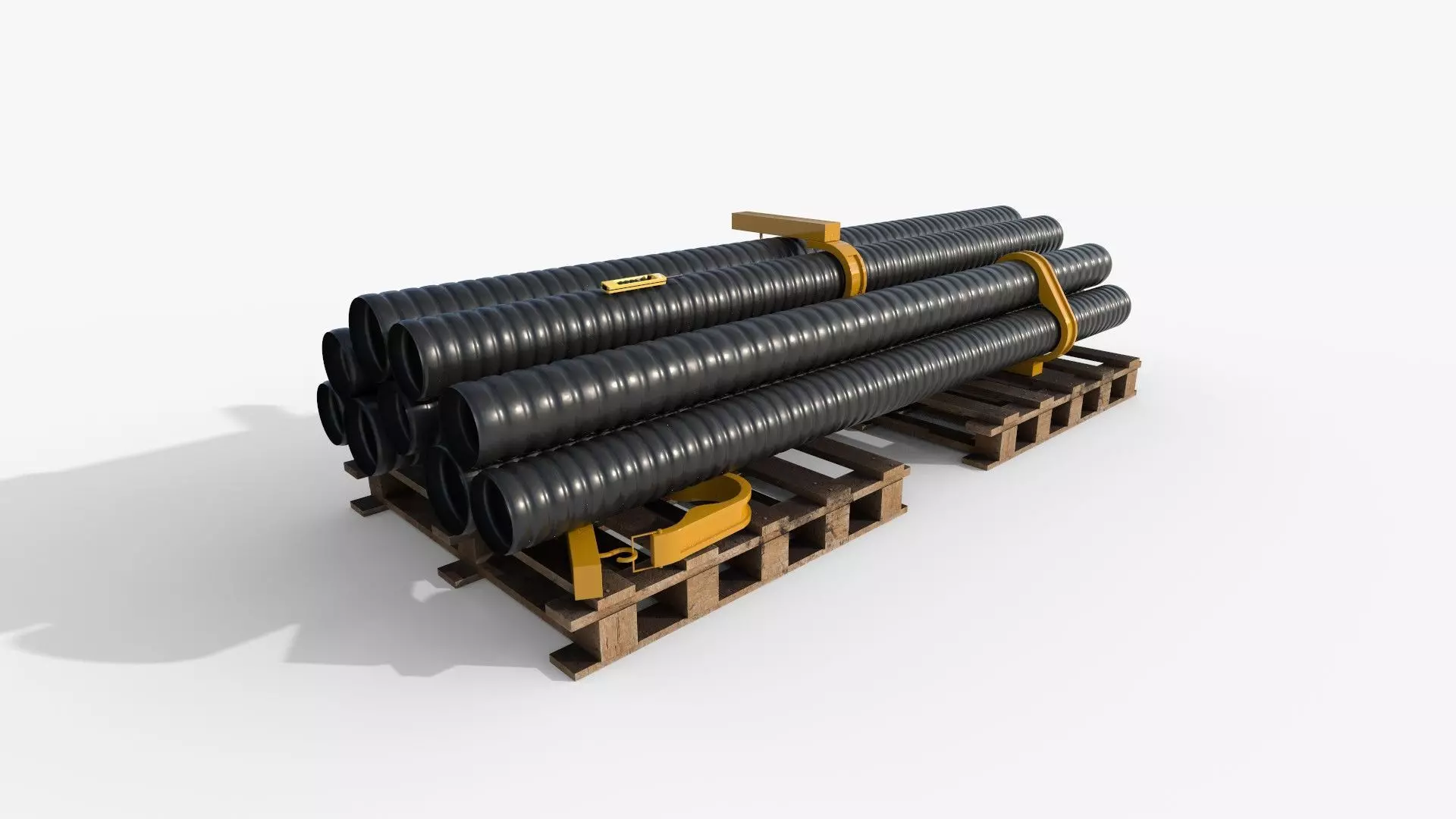 Warehouse Pipes 3D model_0