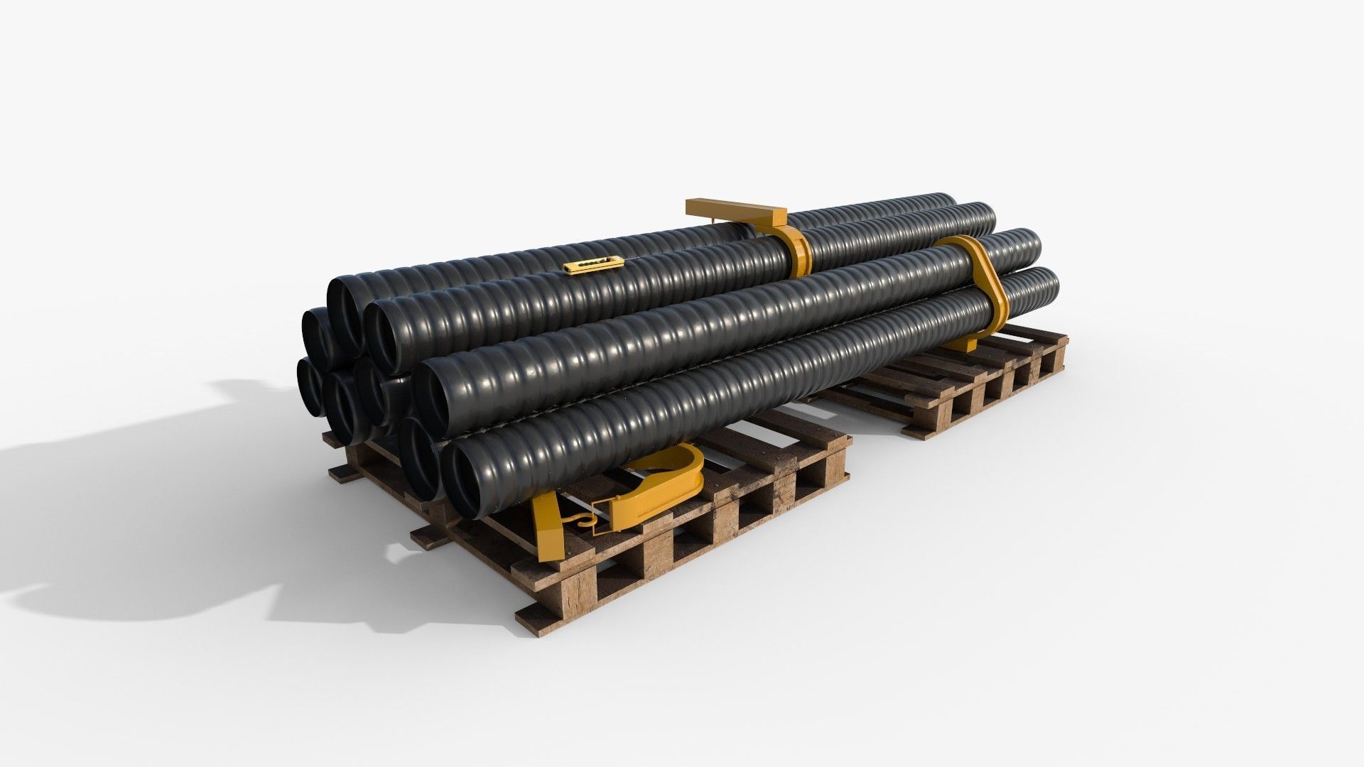 Warehouse Pipes 3D model_7