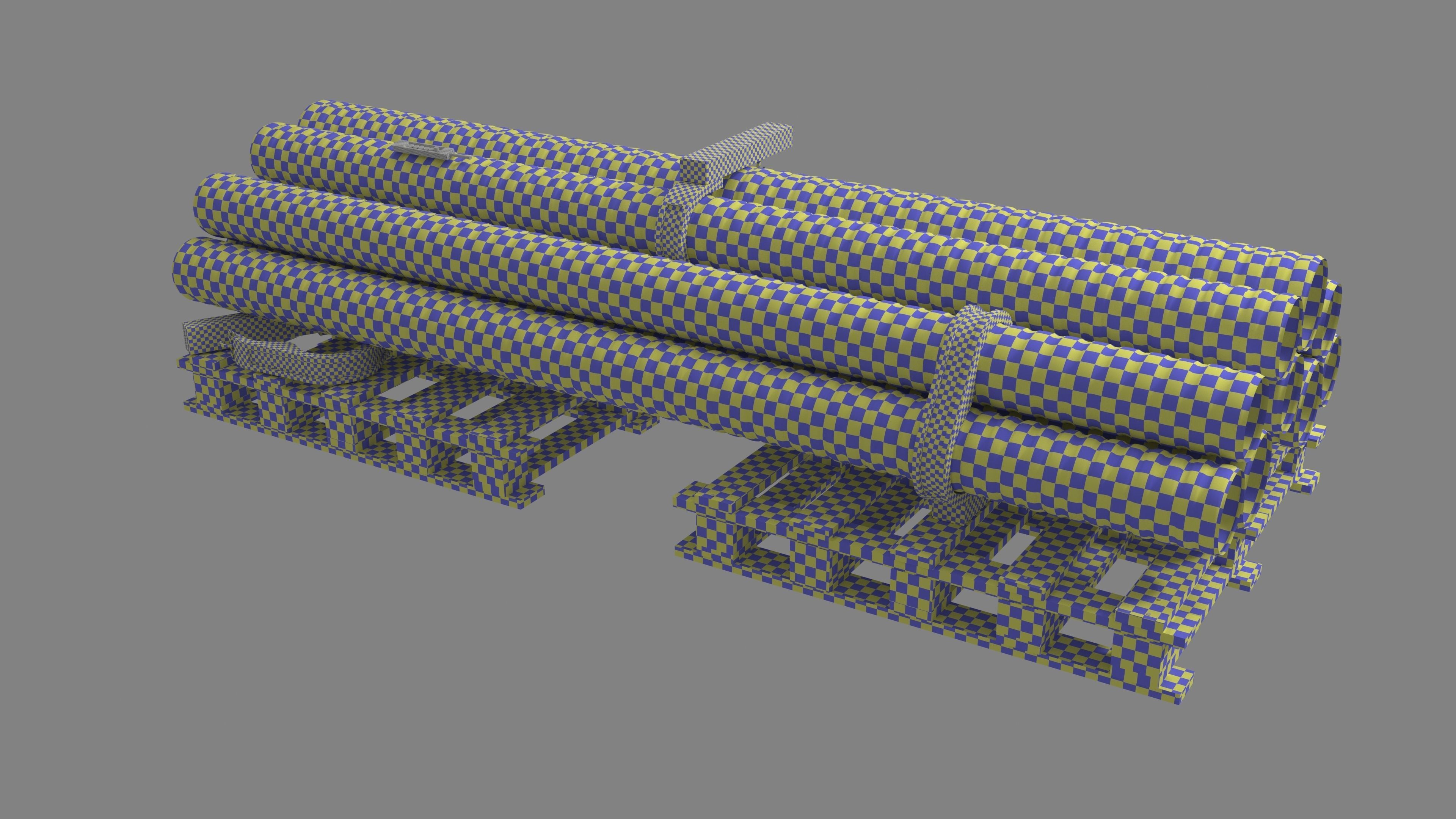 Warehouse Pipes 3D model_8