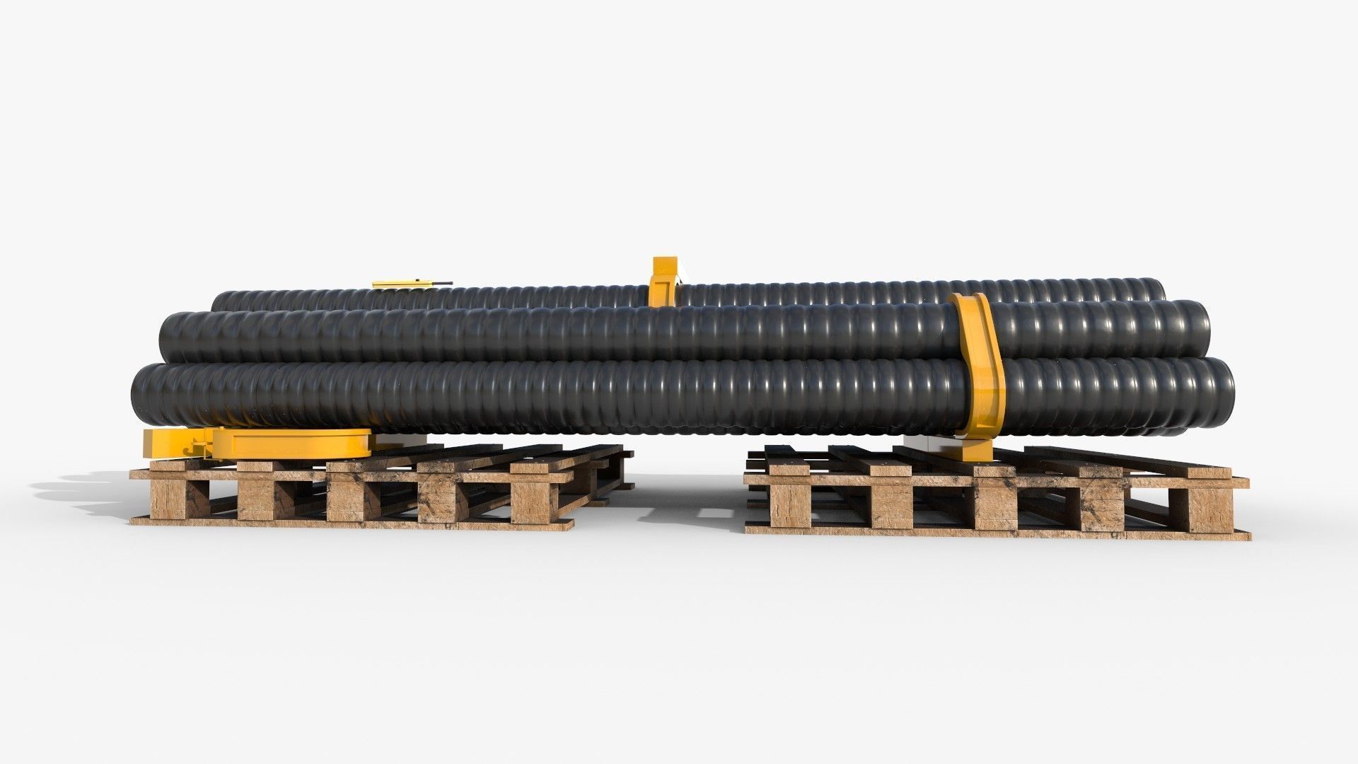 Warehouse Pipes 3D model_3