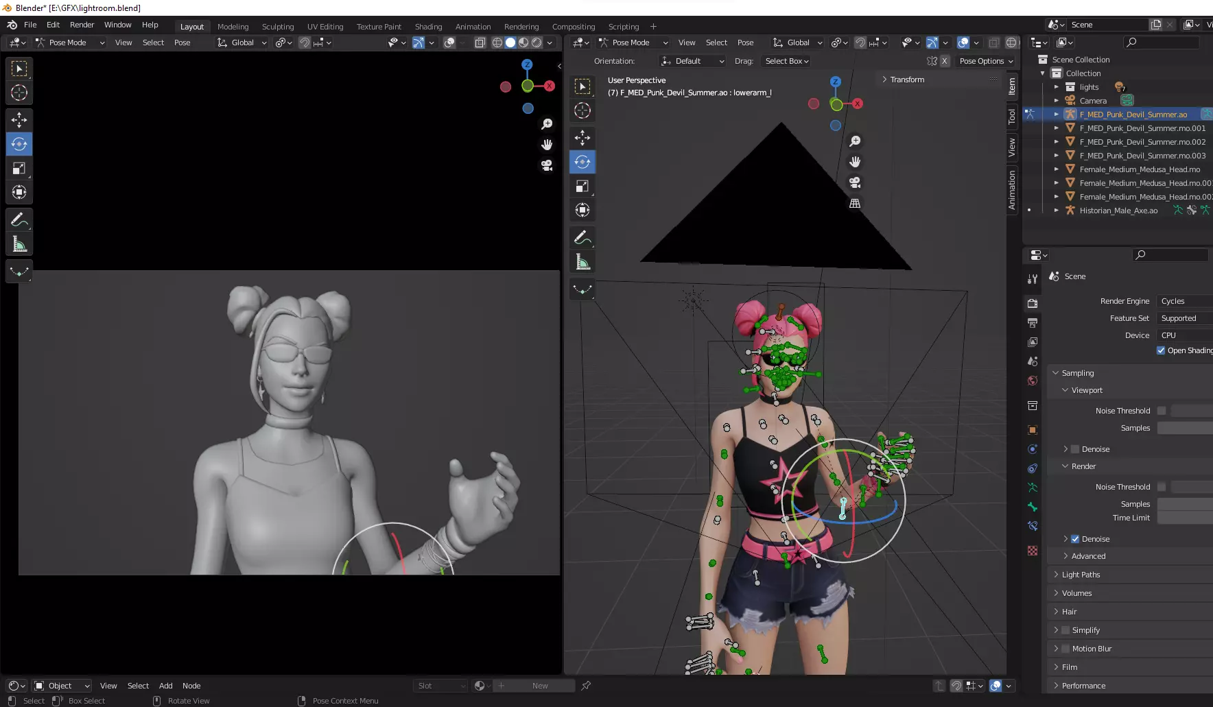 wadwa computer screen showing different animations Free 3D model_0