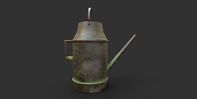 Watering Can 3D model Gardening pot gallon 3D model