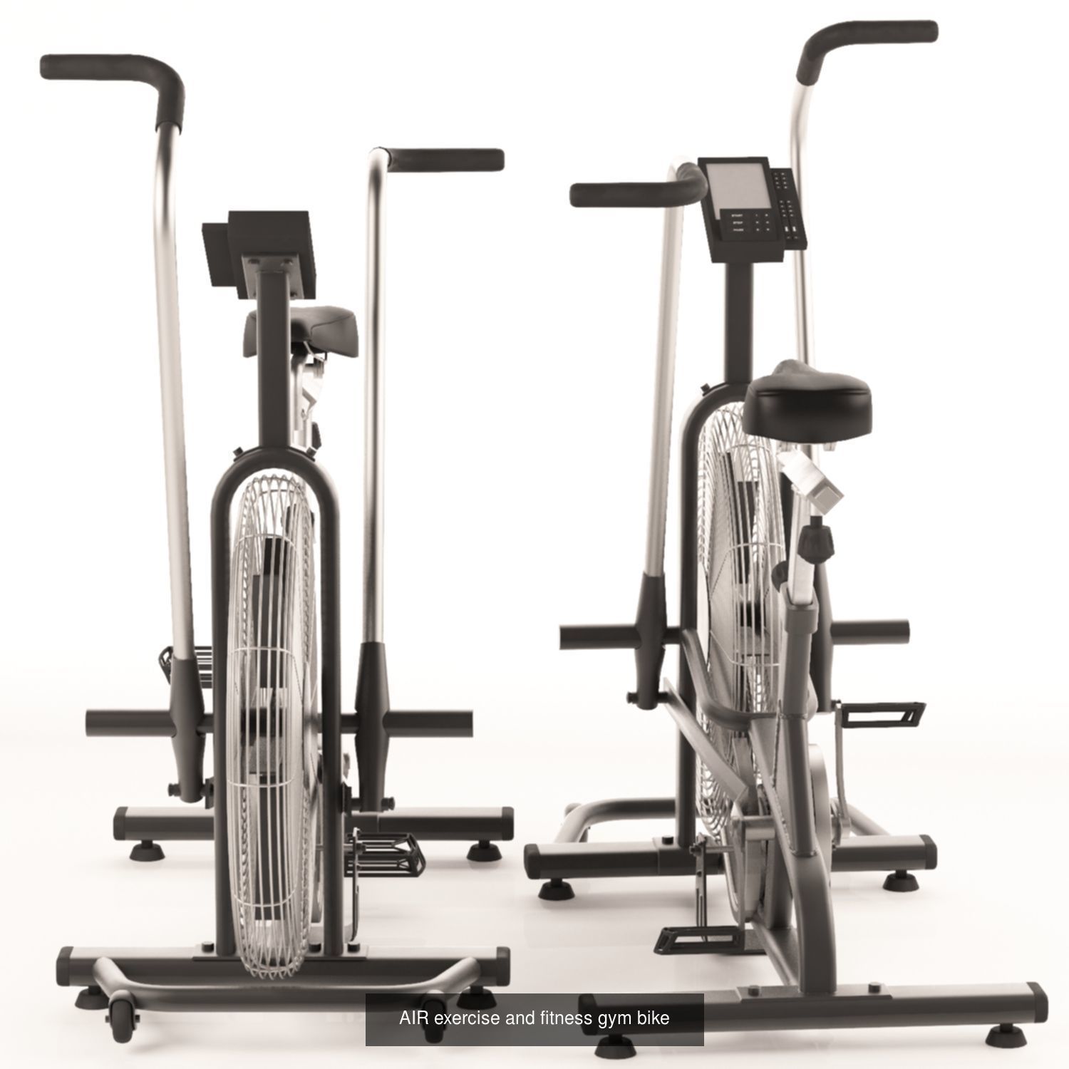 Technogym and unbranded exercise equipment 3D Model Collection_1