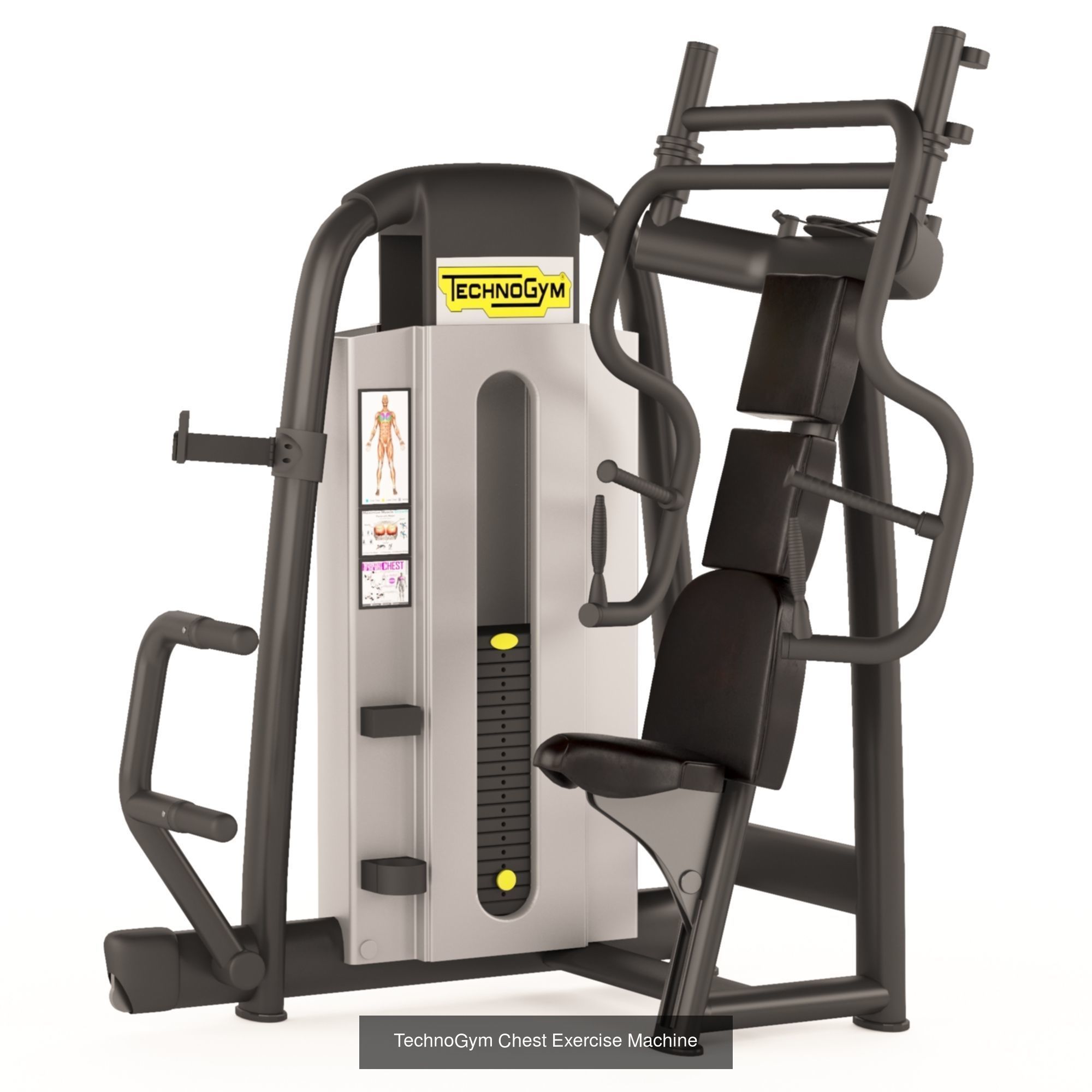 Technogym and unbranded exercise equipment 3D Model Collection_3