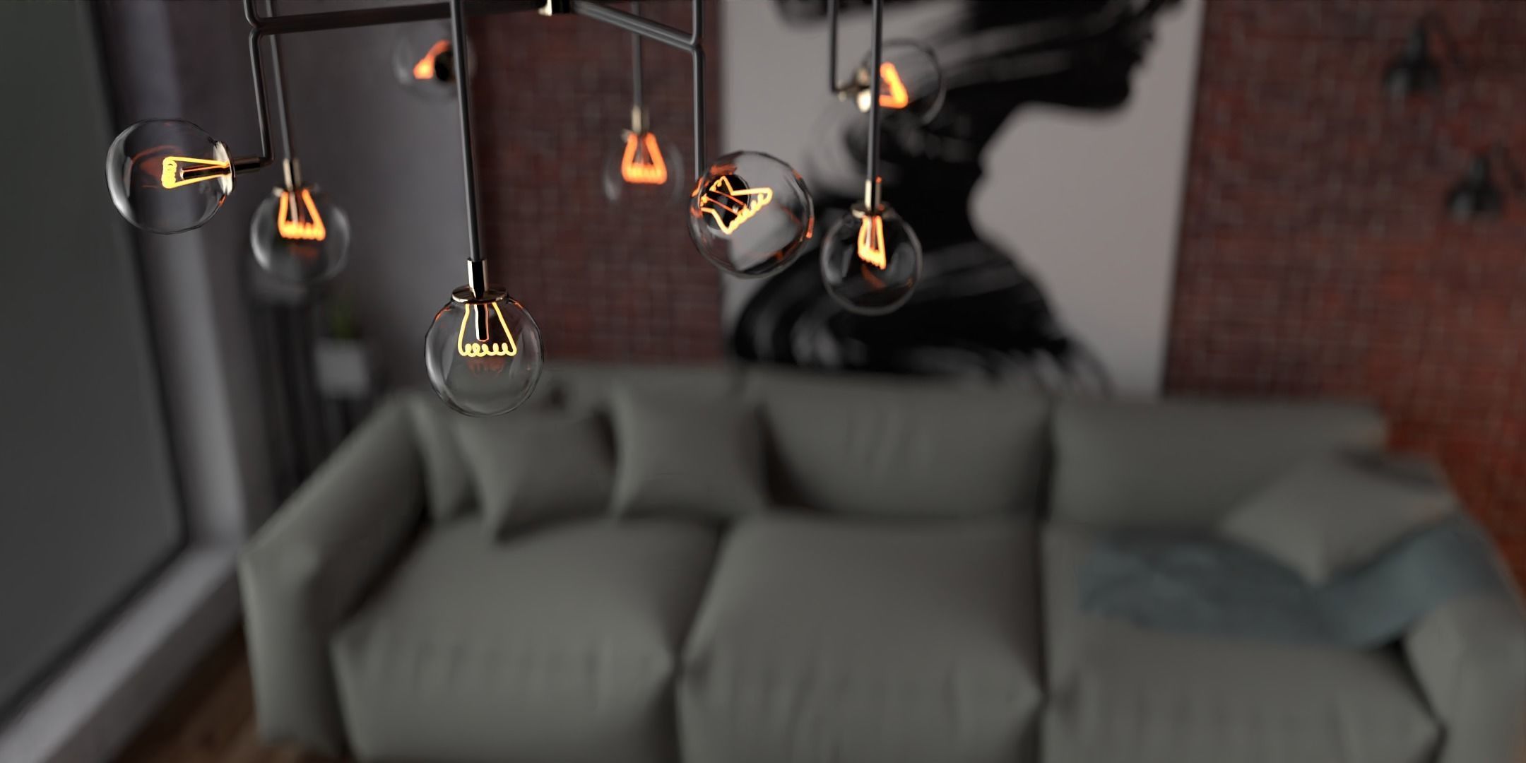 INTERIOR DESIGN ROOM MADE IN BLENDER 3D model_1