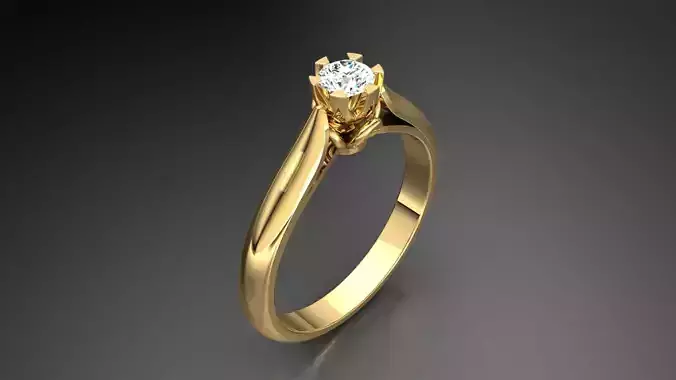Ring M9 The luxury female ring with gem wedding