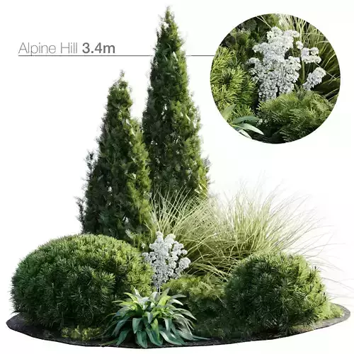 Alpine slide 4 3D model