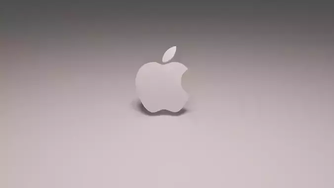 Apple logo 1 Low-poly 3D model Apple logo 1 Low-poly 3D model