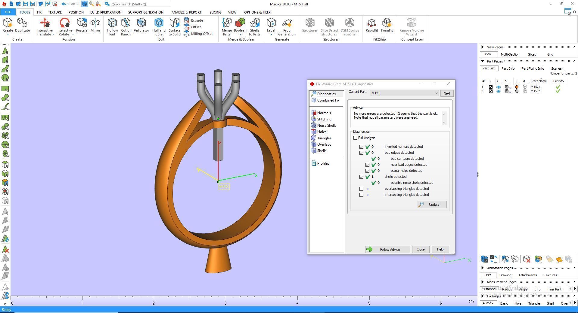 Ring M15 The luxury female ring with gem wedding 3D print model_16