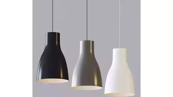 Cradle Bell Pendant Light by Kuzco Lighting 3D model Cradle Bell Pendant Light by Kuzco Lighting 3D model