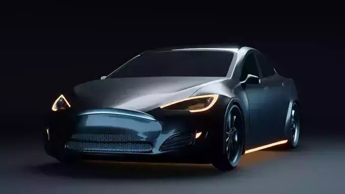 Tesla Car 3D Model