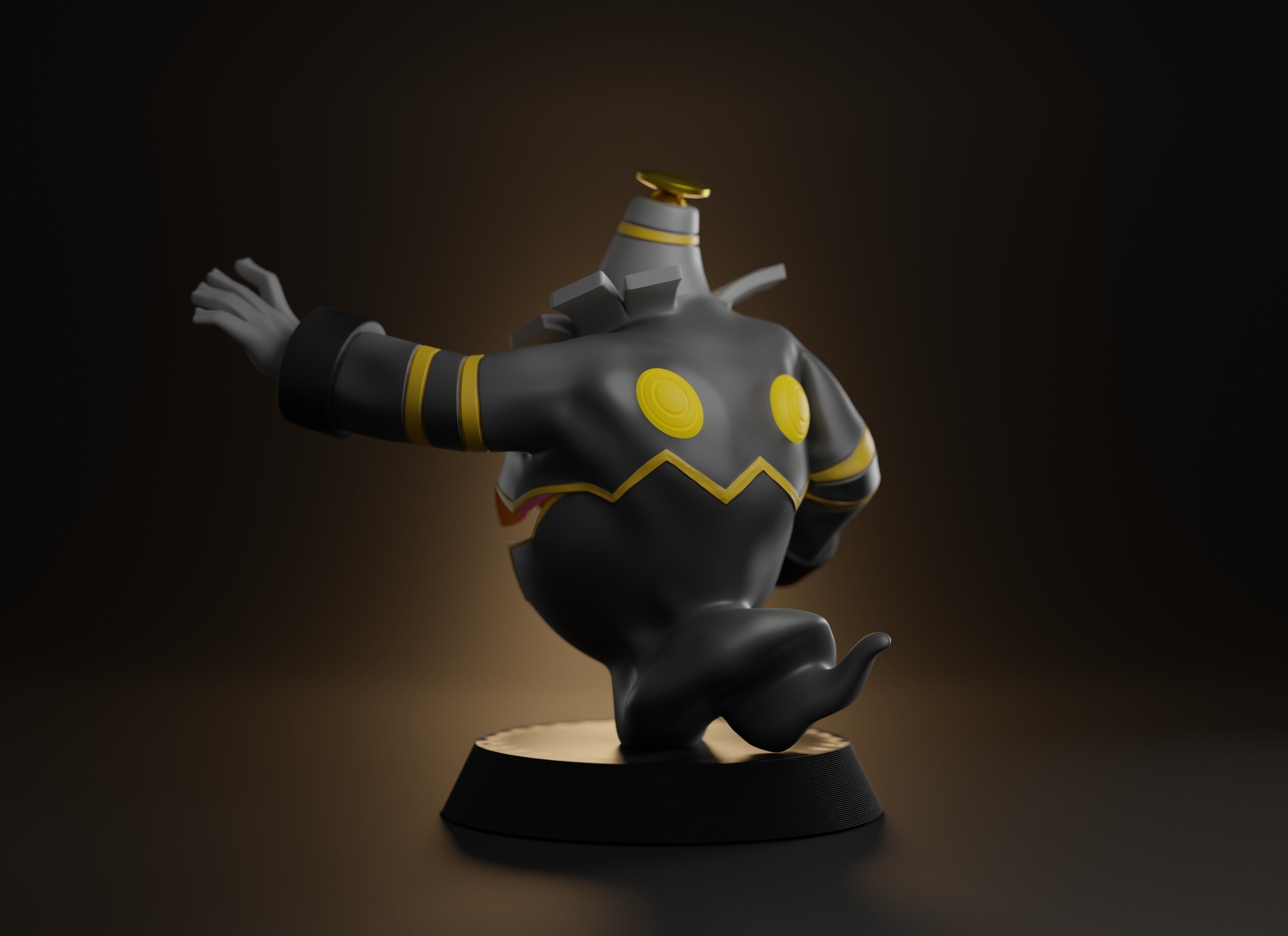 DUSKNOIR - 3D PRINTABLE POKEMON 3D print model_10