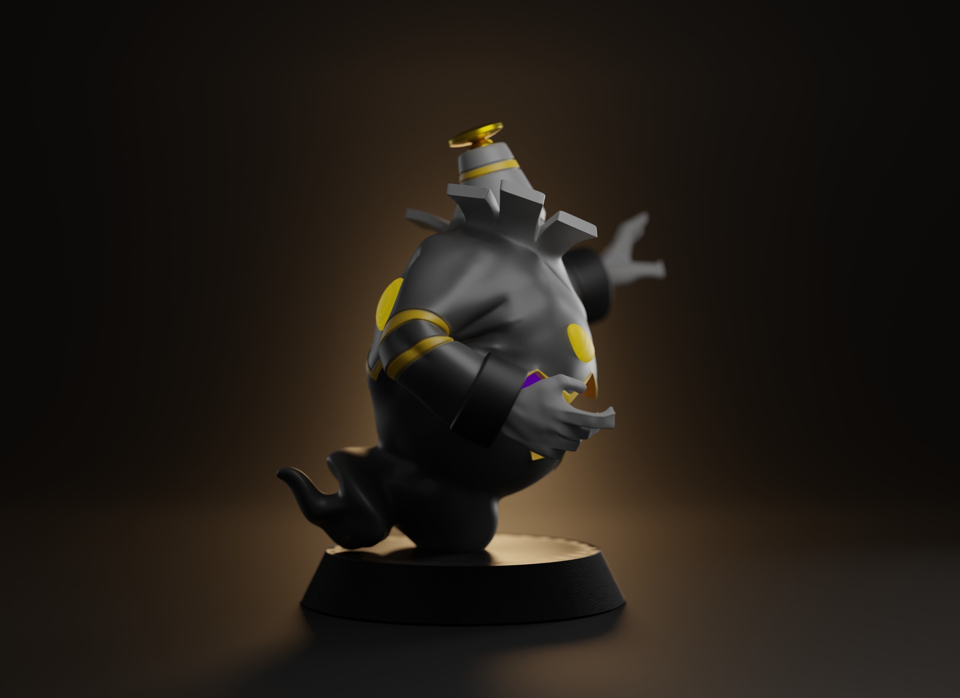 DUSKNOIR - 3D PRINTABLE POKEMON 3D print model_6