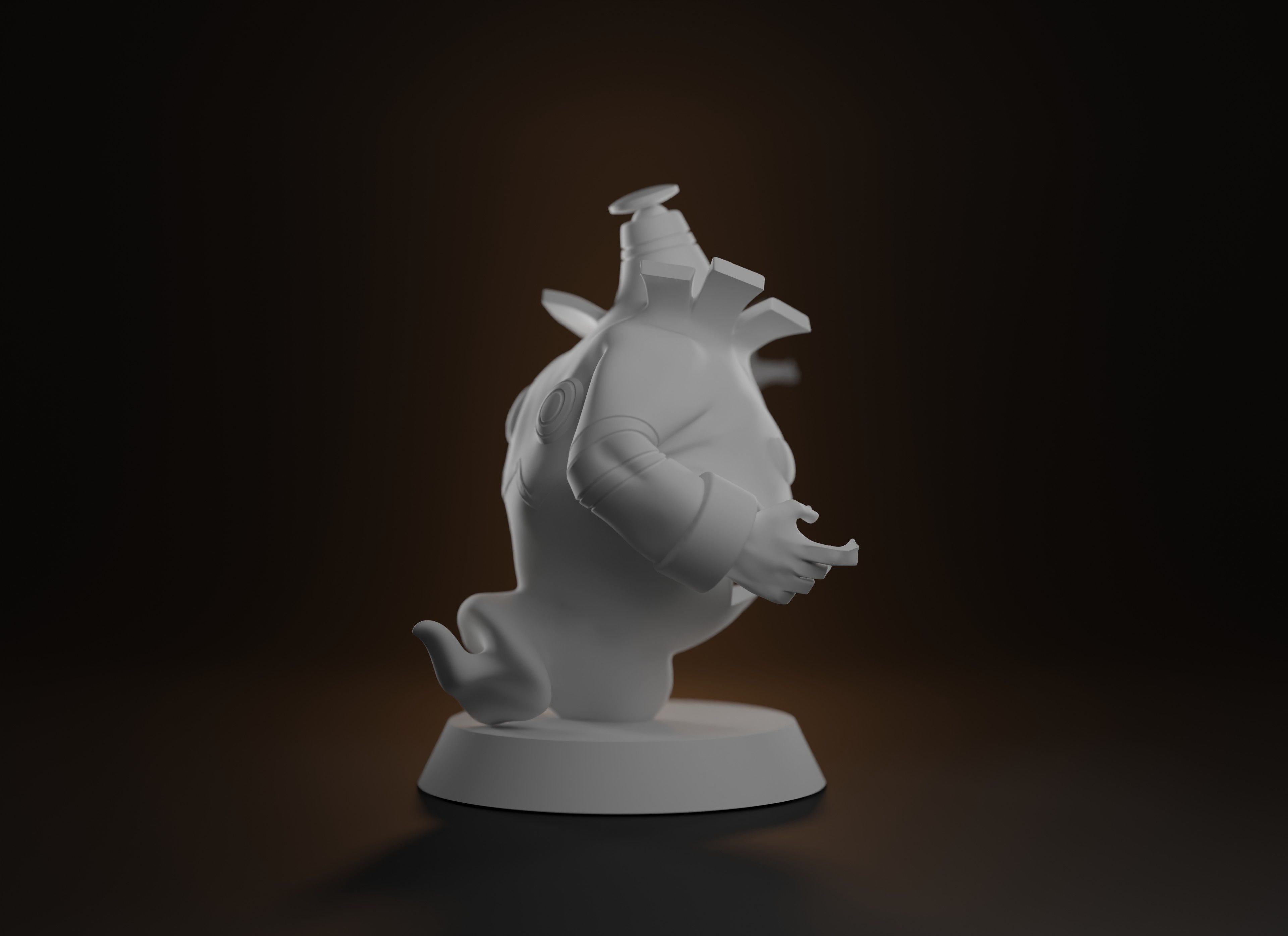 DUSKNOIR - 3D PRINTABLE POKEMON 3D print model_7