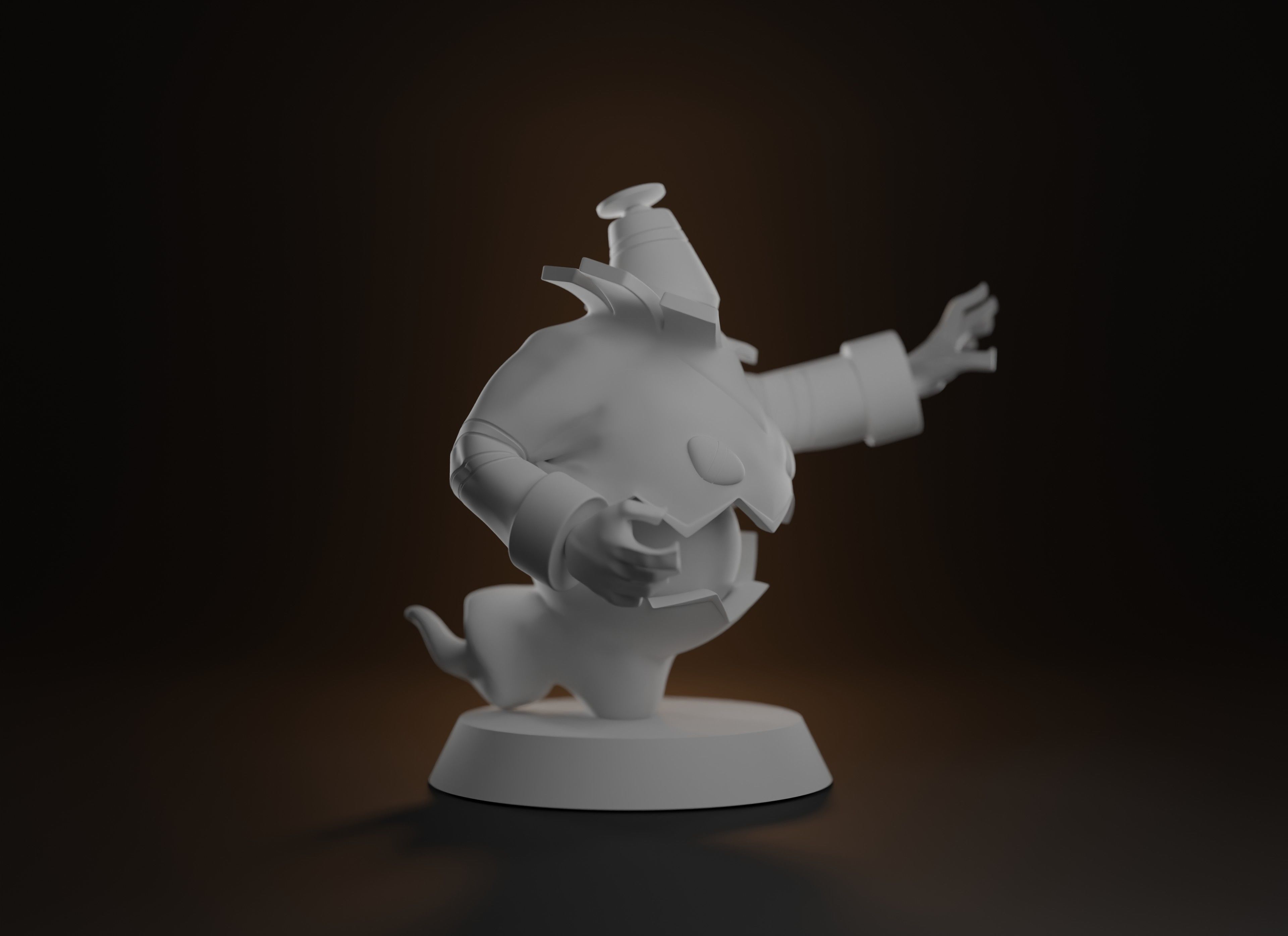 DUSKNOIR - 3D PRINTABLE POKEMON 3D print model_5