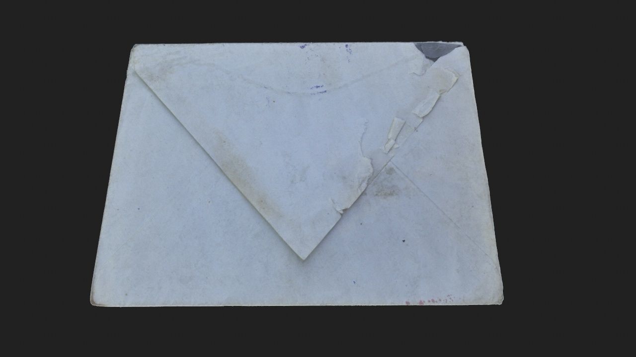Old Book-Paper-Envelope-Cardboard-Photo - PBR Game Ready Low-poly 3D model_18