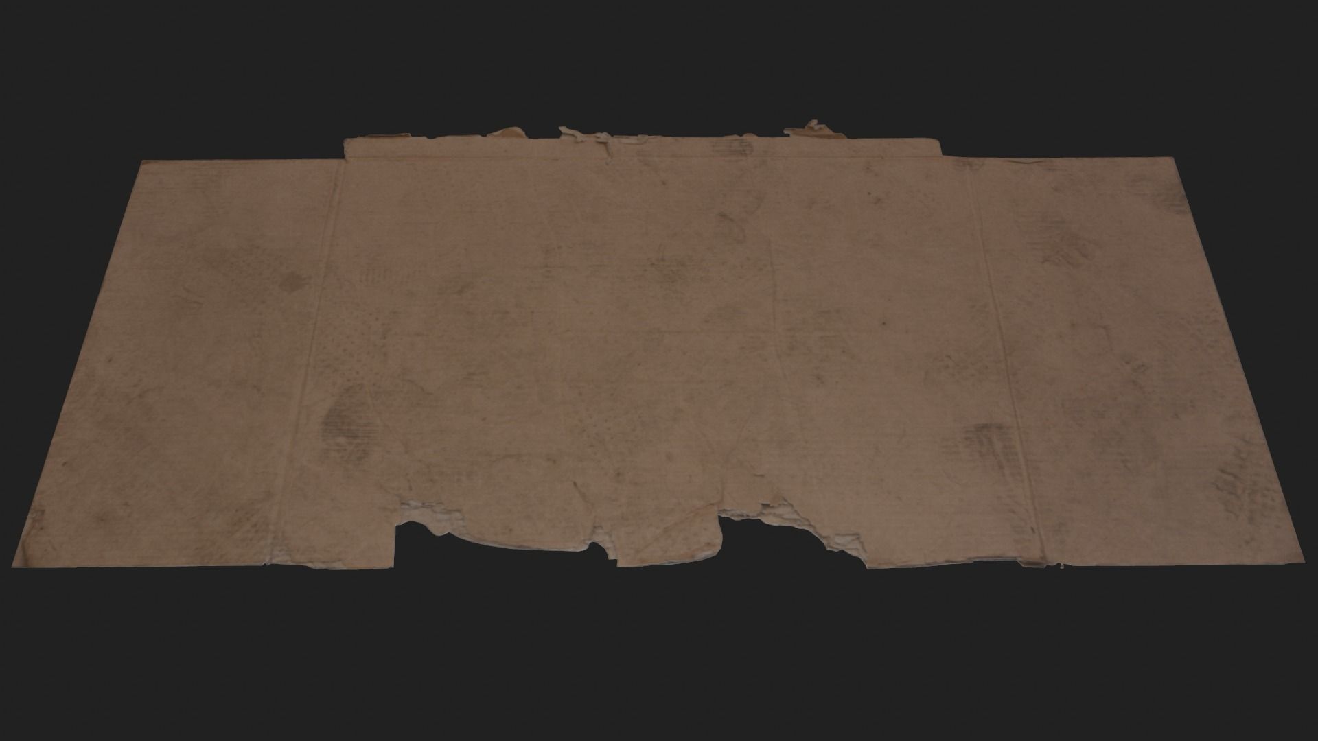 Old Book-Paper-Envelope-Cardboard-Photo - PBR Game Ready Low-poly 3D model_13