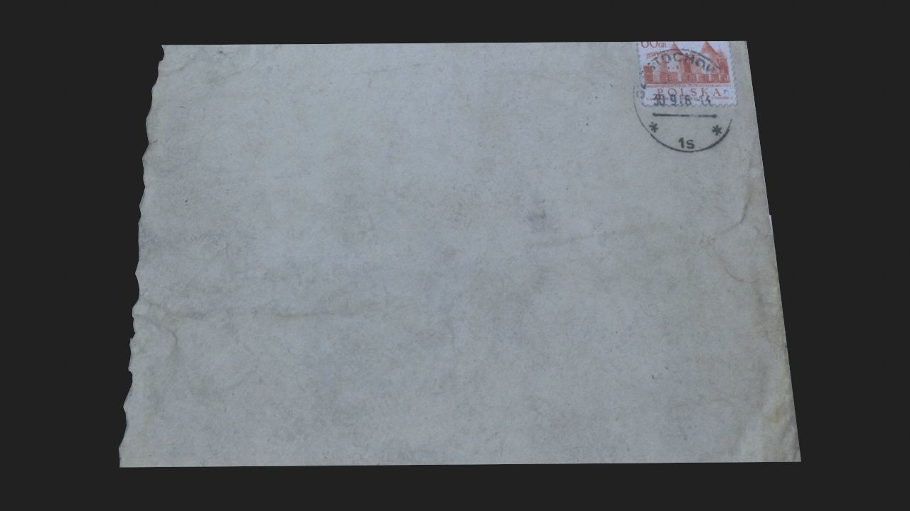 Old Book-Paper-Envelope-Cardboard-Photo - PBR Game Ready Low-poly 3D model_22