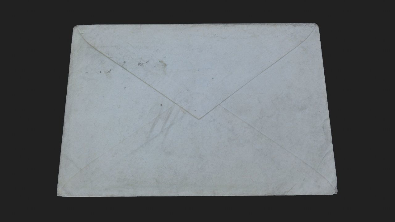 Old Book-Paper-Envelope-Cardboard-Photo - PBR Game Ready Low-poly 3D model_20