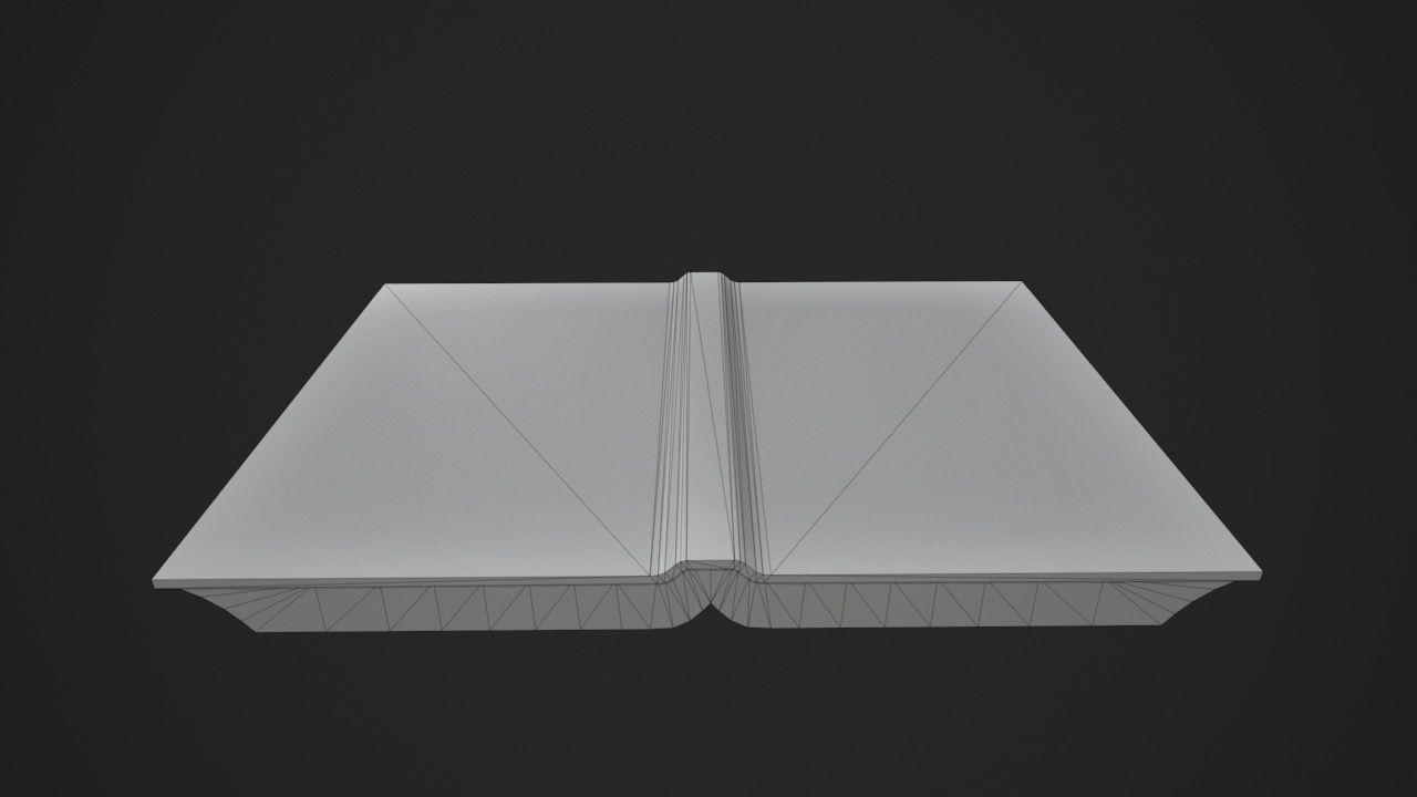 Old Book-Paper-Envelope-Cardboard-Photo - PBR Game Ready Low-poly 3D model_34