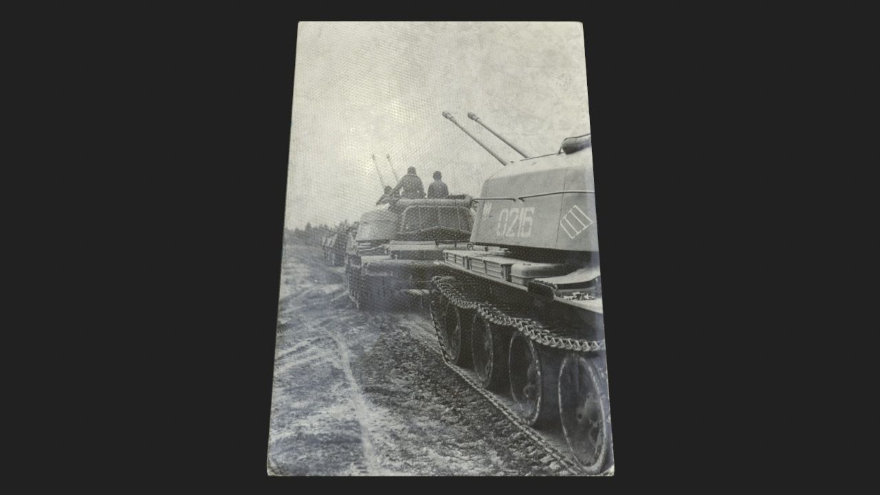 Old Book-Paper-Envelope-Cardboard-Photo - PBR Game Ready Low-poly 3D model_32