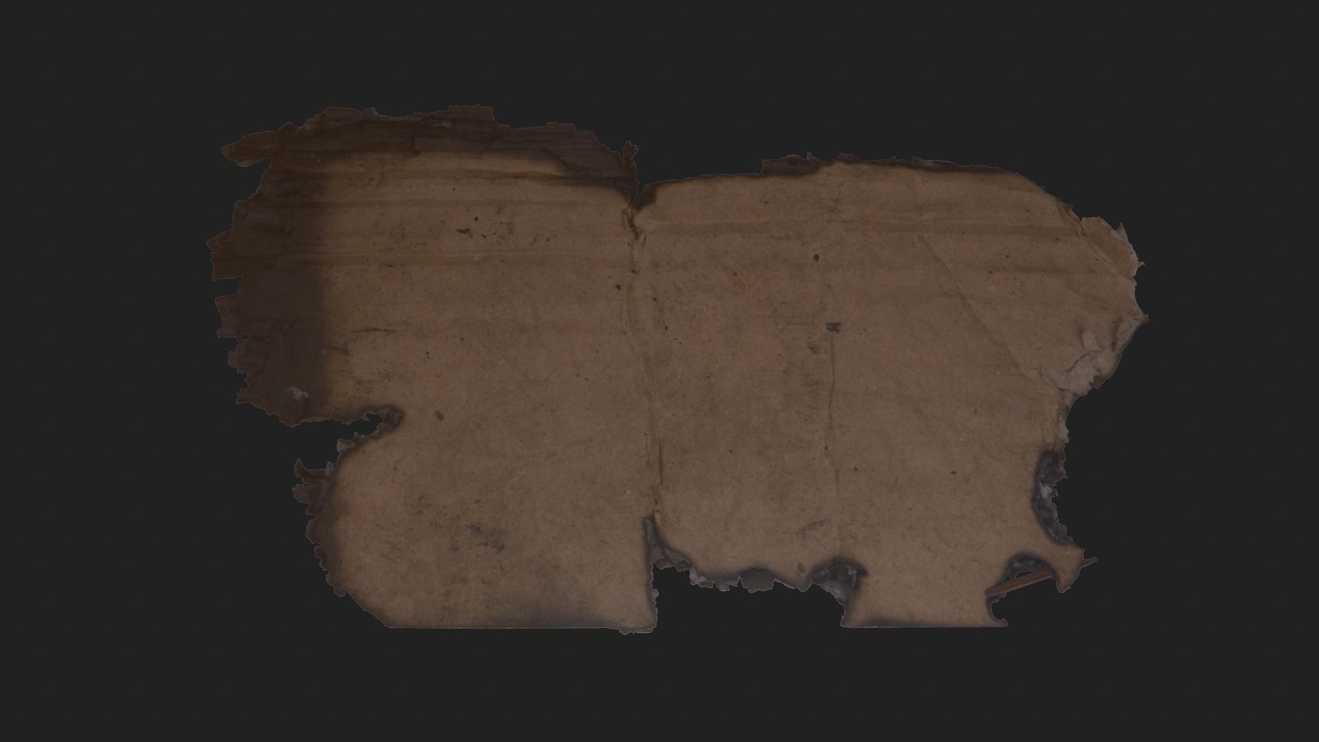 Old Book-Paper-Envelope-Cardboard-Photo - PBR Game Ready Low-poly 3D model_16