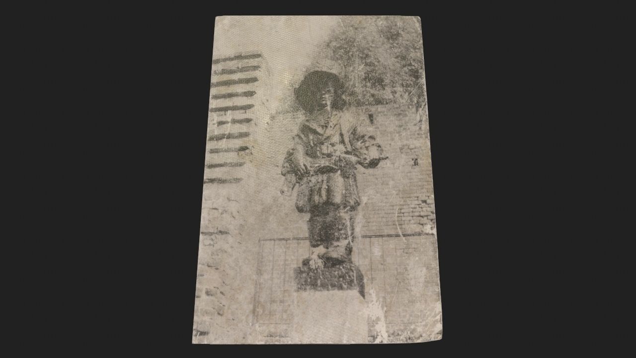 Old Book-Paper-Envelope-Cardboard-Photo - PBR Game Ready Low-poly 3D model_31