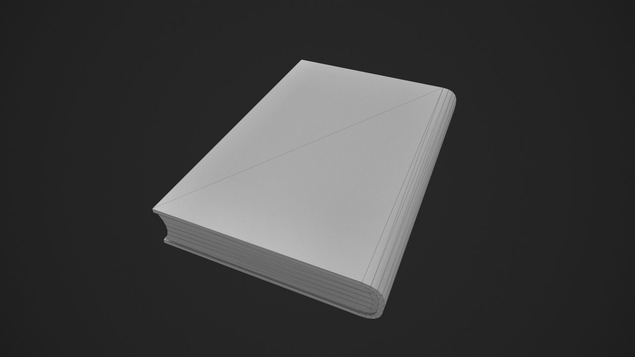 Old Book-Paper-Envelope-Cardboard-Photo - PBR Game Ready Low-poly 3D model_33