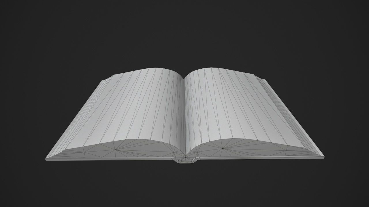 Old Book-Paper-Envelope-Cardboard-Photo - PBR Game Ready Low-poly 3D model_35