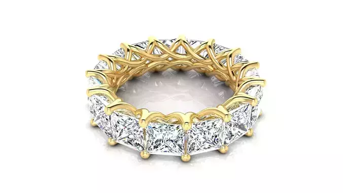 Ring M19 The luxury female ring with gems wedding
