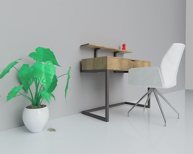 Study Table 3D model