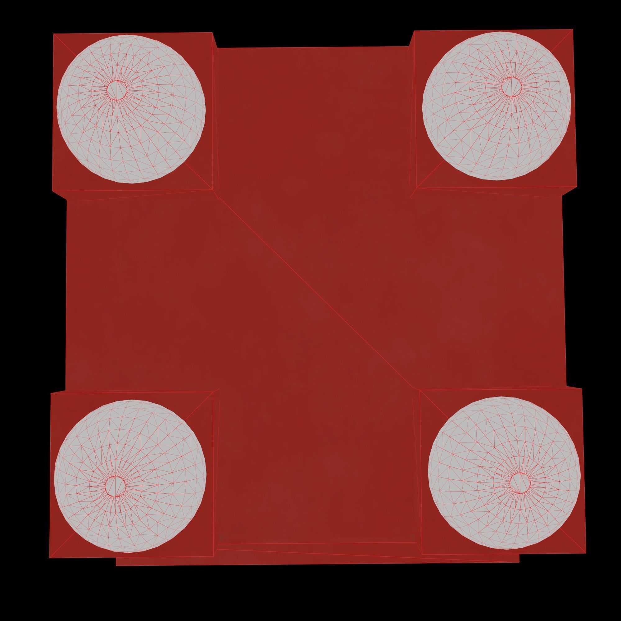 Sci-fi Bulletin board from Rick and Morty  Low-poly 3D model_12