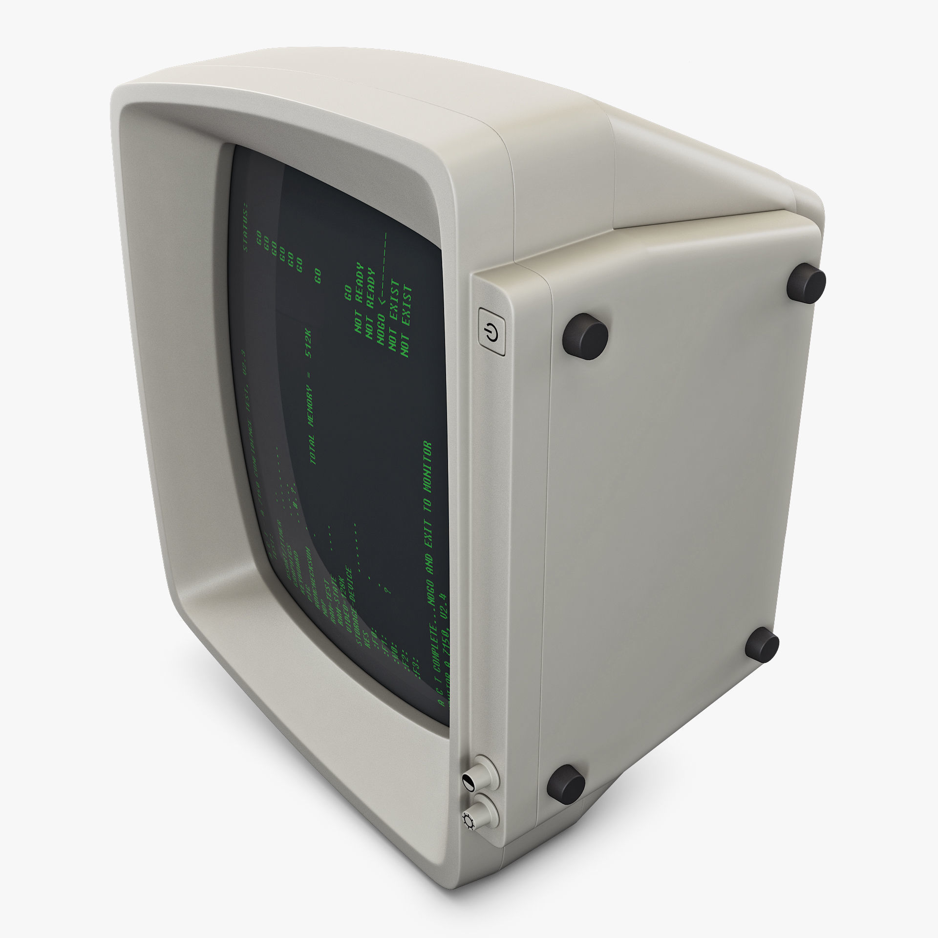 Monitor v 3 computer 3D model_8