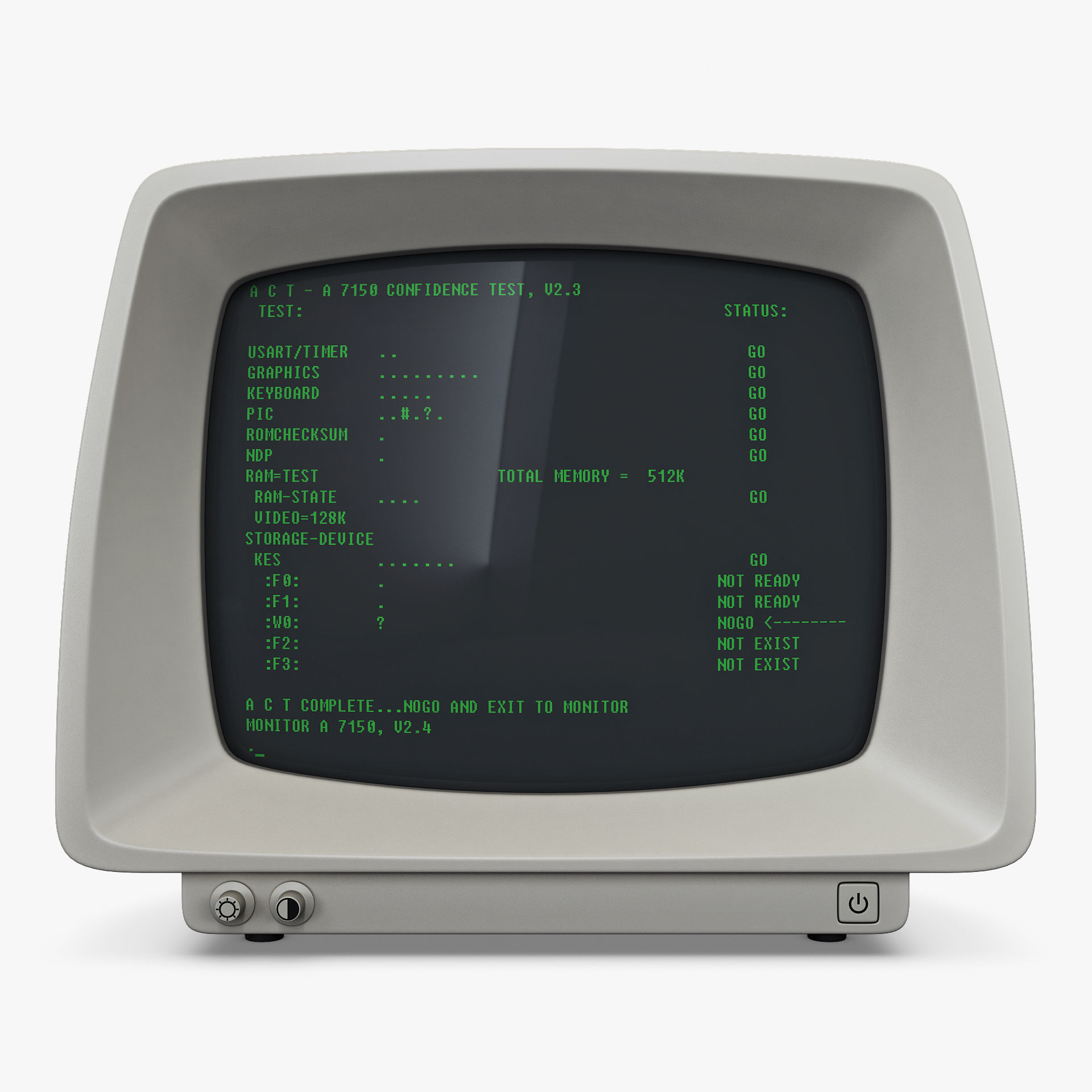 Monitor v 3 computer 3D model_5