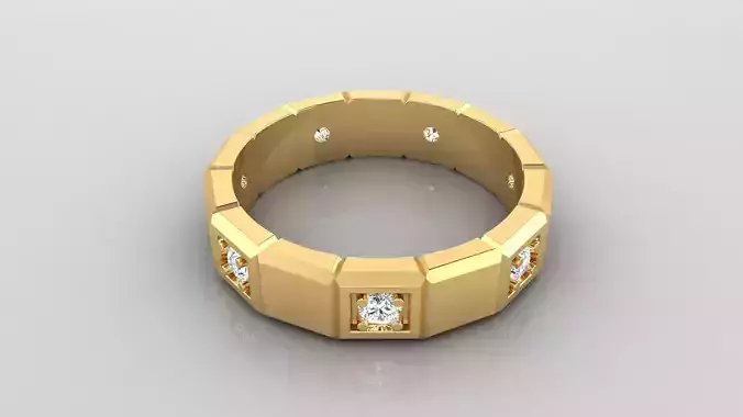 Ring M23 The luxury female ring with gems wedding