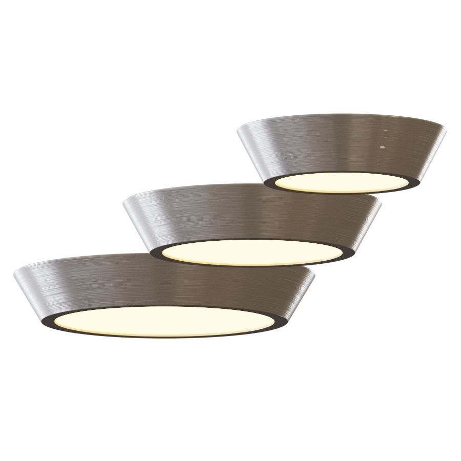 Oculus Ceiling Flush Light by Sonneman 3D model_3