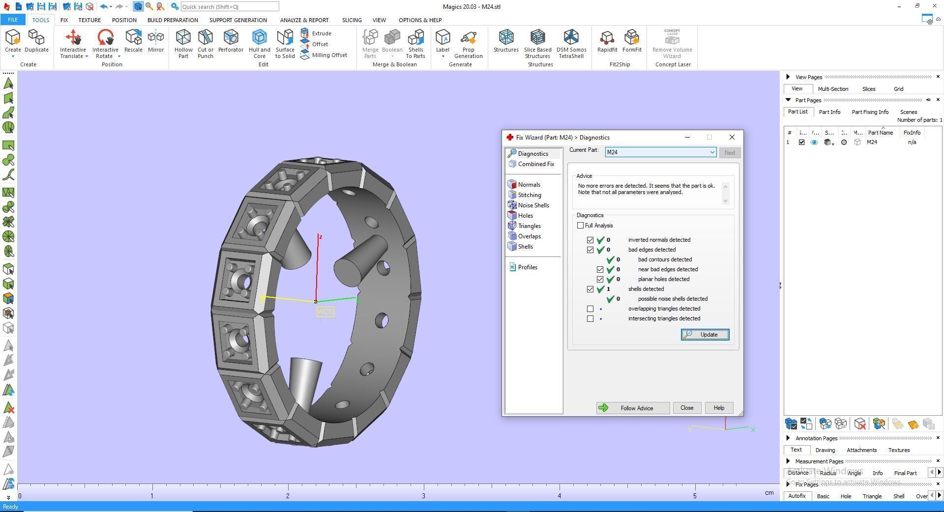 Ring M24 The luxury female ring with gems wedding  3D print model_14